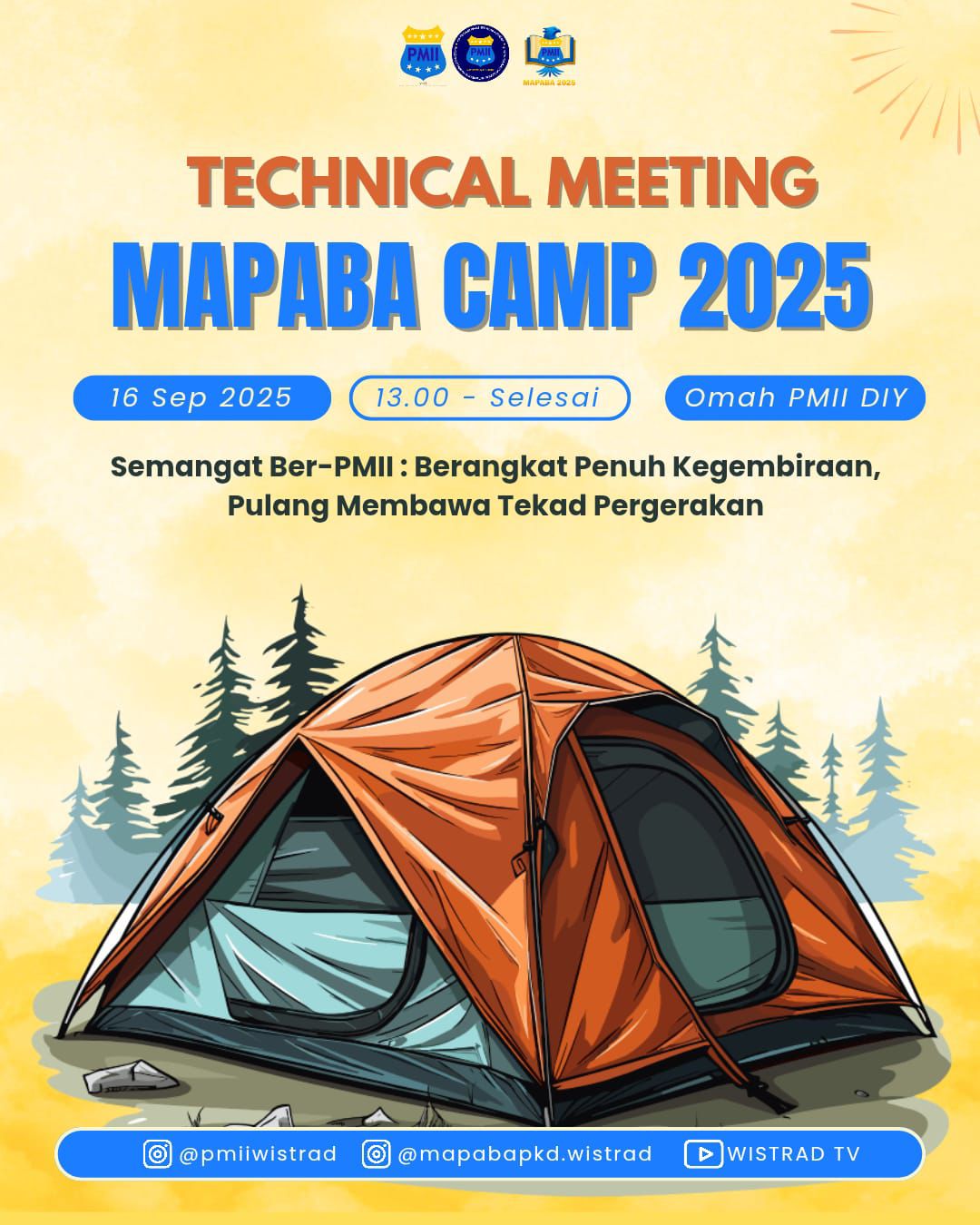 Technical Meeting MAPABA Camp 2025 Resmi Digelar di Omah PMII DIY